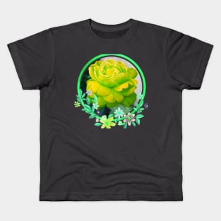 the green rose Kids T-Shirt